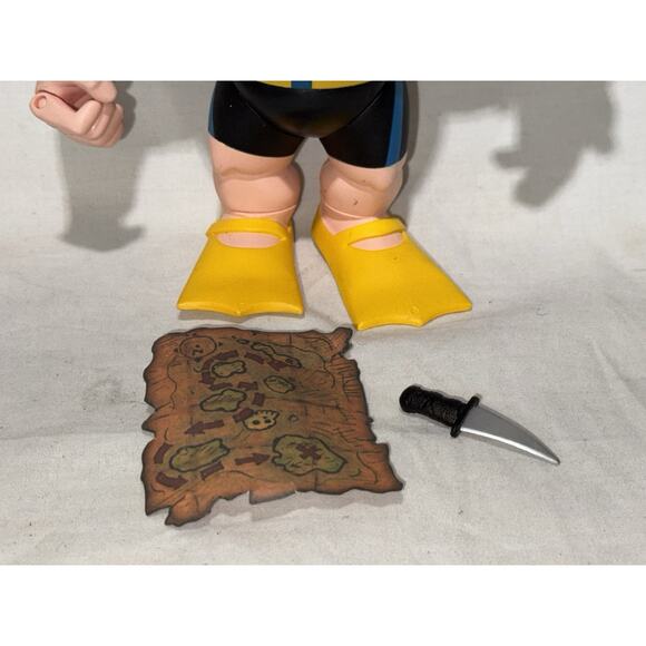 Vintage 2004 Mezco Toyz Popeye The Sailorman Deepdive Popeye Scuba Bluto Figure - Picture 5 of 14